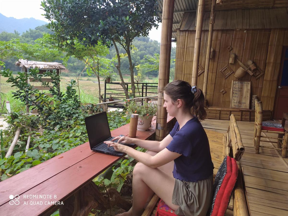 Truong Huy Homestay Mai Chau Exteriör bild