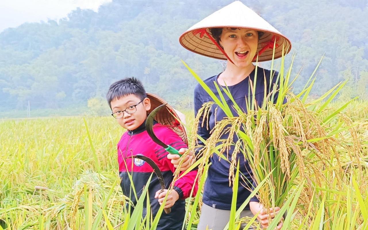 Truong Huy Homestay Mai Chau Exteriör bild