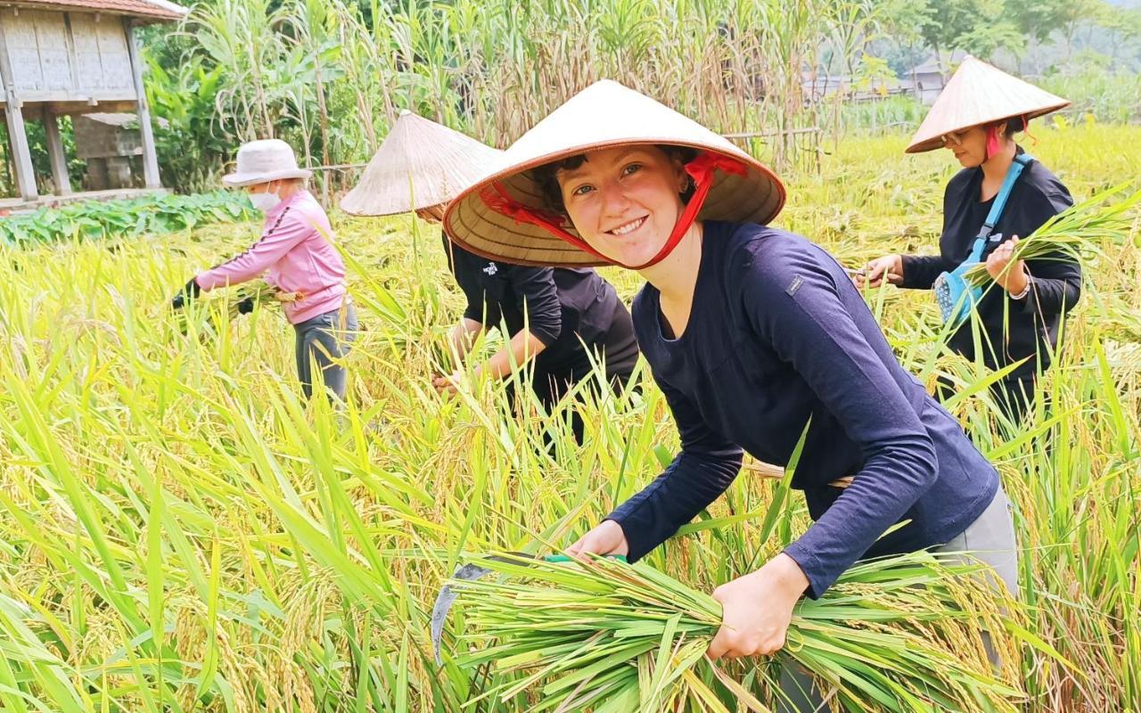 Truong Huy Homestay Mai Chau Exteriör bild